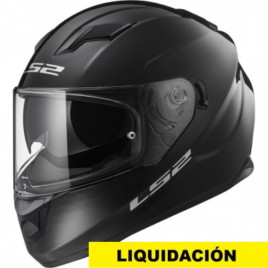 LS2 casco moto full face FF320 Stream Evo negro brillo