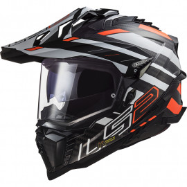 LS2 casco moto Adventure MX 701C Explorer Carbon 2206 Edge NJ