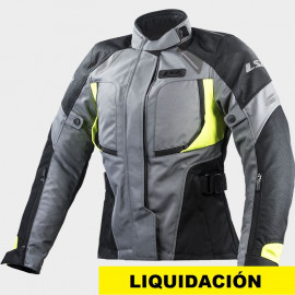 LS2 chaqueta moto Phase mujer gris fluor