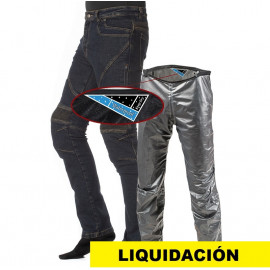 Rainers pantalón vaquero moto impermeable Thor