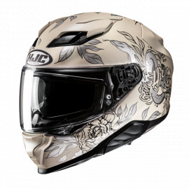 HJC casco moto integral F71 Eliz MC9SF beige