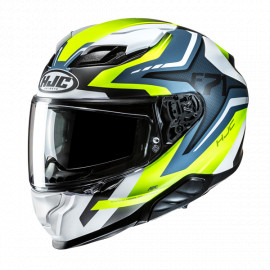 HJC casco moto integral F71 Fes MC3HSF amarillo azul