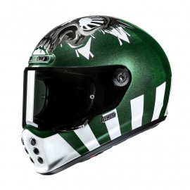 HJC casco moto integral V10 Crania MC4 verde