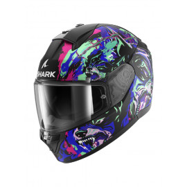 Shark Casco Moto Integral Ridill 2 Racing Beast violeta verde