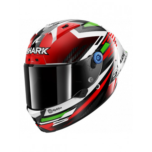 Shark Casco Moto Integral Aeron GP FIM Racing 1 Firstlap verde