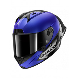 Shark Casco Moto Integral Aeron GP Blank SP Carbono Azul