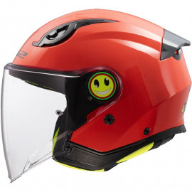 LS2 casco moto infantil Funny II OF622 rojo