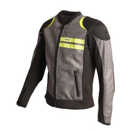 By city chaqueta moto verano Breeze gris