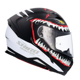 Shiro Casco Moto integral 890 Hunter Shark negro