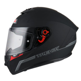 NZI casco moto integral Trendy 2 Nouveau negro mate