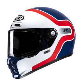 HJC Casco moto integral V10 Grape MC21 azul rojo