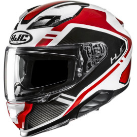 HJC casco moto integral F71 Tozz MC1 Rojo