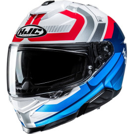 HJC casco moto integral I71 Viz MC21 azul rojo