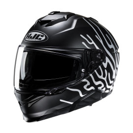 HJC casco moto integral I71 Celos MC5SF Blanco negro