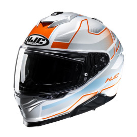 HJC casco moto integral I71 Iorix MC27 Naranja