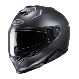 HJC casco moto integral I71 semi flat antracita