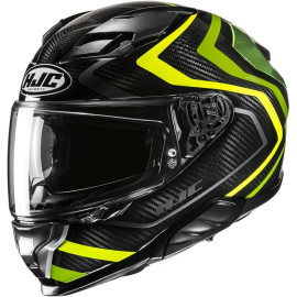 HJC casco moto integral F71 Carbon nevio MC3H Fluor