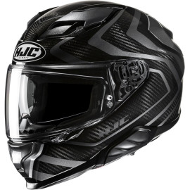 HJC casco moto integral F71 Carbon nevio MC5 gris