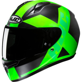 HJC casco moto integral C10 Tez MC4HSF verde