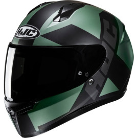 HJC casco moto integral C10 Tez MC4SF verde oscuro