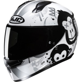 HJC casco moto integral infantil C10 Geti MC10 Blanco