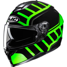 HJC casco moto integral C70N Holt MC4H verde