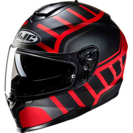 HJC casco moto integral C70N Holt MC1SF rojo