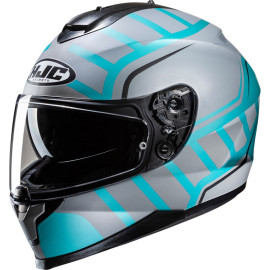 HJC casco moto integral C70N Holt MC4SF celeste