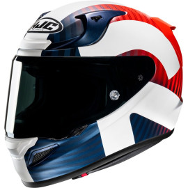 HJC casco moto integral RPHA 12 Ottin MC21SF azul rojo